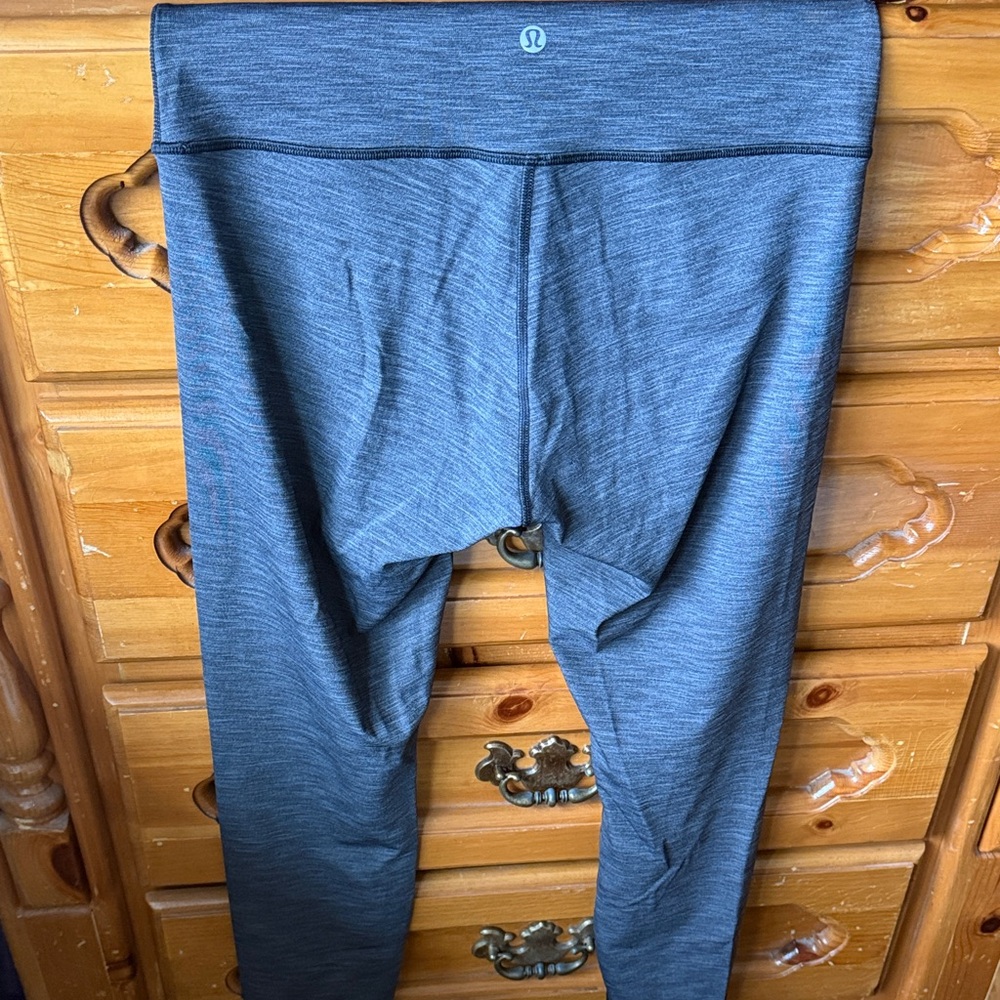 lululemon athletica Heathered Dark Gray Leggings